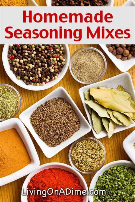 10 Homemade Seasoning Mixes And Blends Recipes Homemade Seasonings Spice Recipes Spice Mix