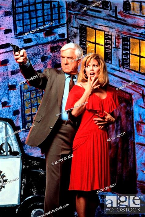 Priscilla Presley Leslie Nielsen Characters Jane Spencer Lt Stock Photo Picture And Rights