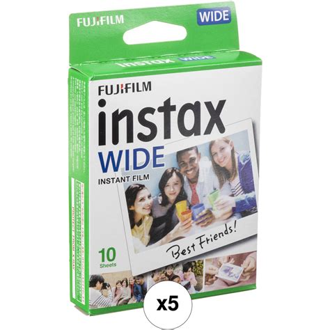 Fujifilm Fujifilm Instax Wide Instant Film 50 Exposures Bandh