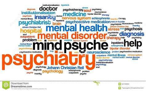 Psychiatry stock illustration. Illustration of clinical - 52749994