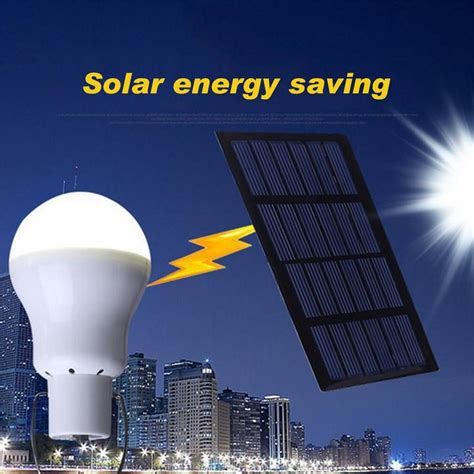 15w 130lm Solar Power Outdoor Light Solar Lamp Portable Bulb Solar