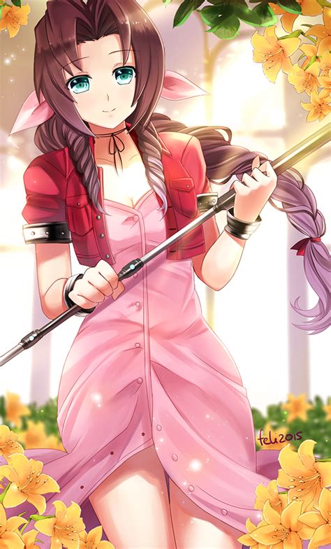 Aerith Gainsborough Final Fantasy And More Drawn By Felicia Val