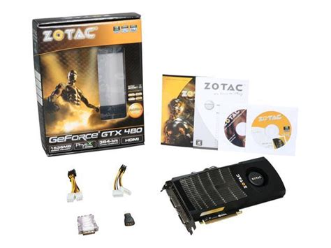 Zotac Geforce Gtx 480 Fermi Video Card Zt 40101 10p