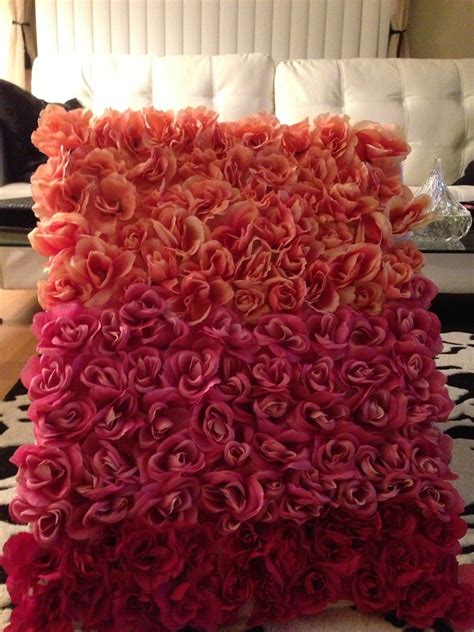 Wall decor, whether it's a mirror, wall art or a sign, can transform a room by tying all the details together into one cohesive space. DIY: Ombre Flower Wall | Rellebelle's World | # ...
