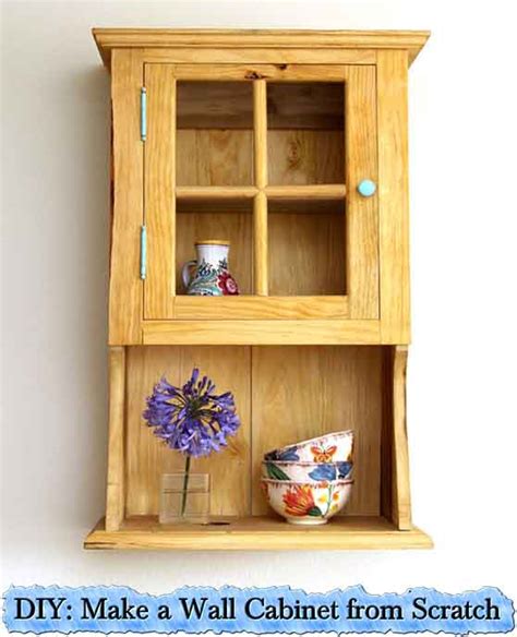 This project has many interesting topics in which i worked: DIY: Make a Wall Cabinet from Scratch
