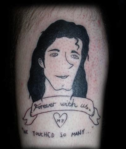 Of The Worst Michael Jackson Tattoos Really Bad Tattoos Horrible