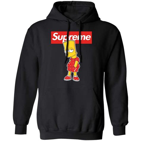 Supreme Bart Simpson T Shirt Stellanovelty