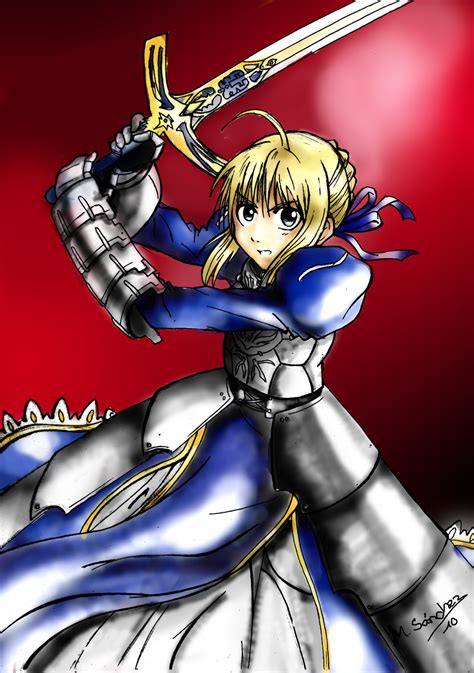 Fate Stay Night Saber By Hisakichan On Deviantart