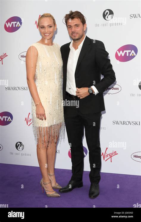 London Uk Donna Vekic And Stan Wawrinka At Wta Pre Wimbledon Party At