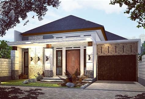Rumah minimalis sederhana modern 1 lantai | Rumah minimalis, Rumah