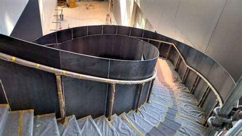 If you use it outside, just make sure to space it apart for proper air circulation and ventilation. Image result for metal soffit spiral staircase | Spiral ...
