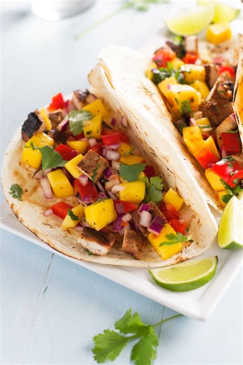 September 3, 2014 by getty stewart. Jamaican Jerk Chicken Tacos with Mango Salsa Recipe ...