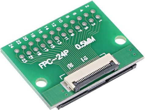 Amazon Uxcell Ffc Fpc Pin Mm Mm Pitch To Dip Mm Pcb