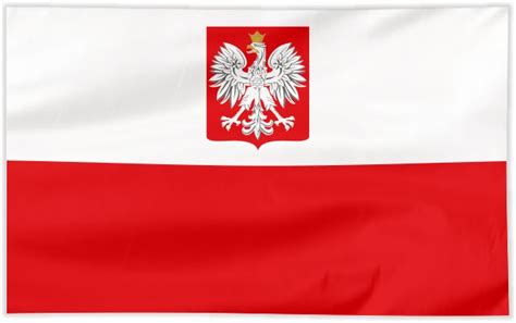 Flaga Polska Z Godłem 120x75cm Flagi Polski Qw 5950247337 Allegropl