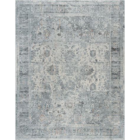 Tayse Rugs Venice Gray 7 Ft 10 In X 10 Ft Area Rug