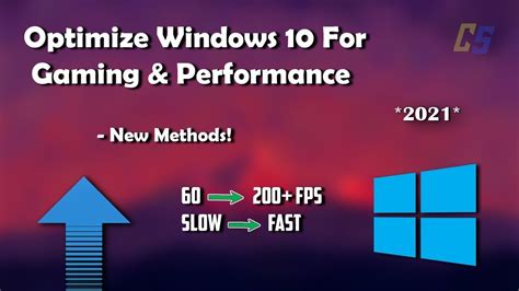 How To Optimize Windows 10 For Gaming And Performance In 2021 Windows