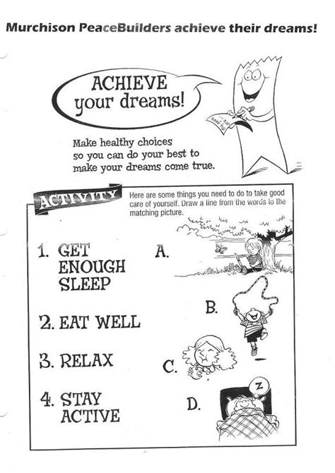 9 Best Images Of Making Positive Choices Worksheets Making Good