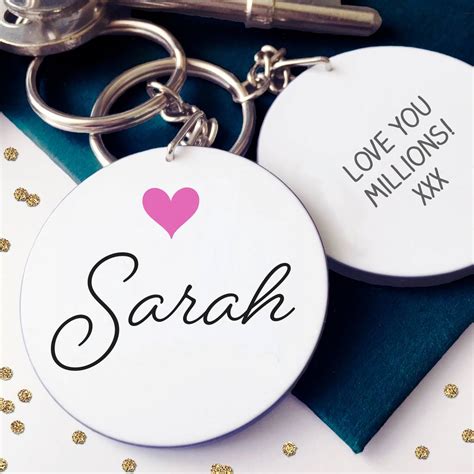 Personalised Design Your Own Keyring By Sarah Hurley