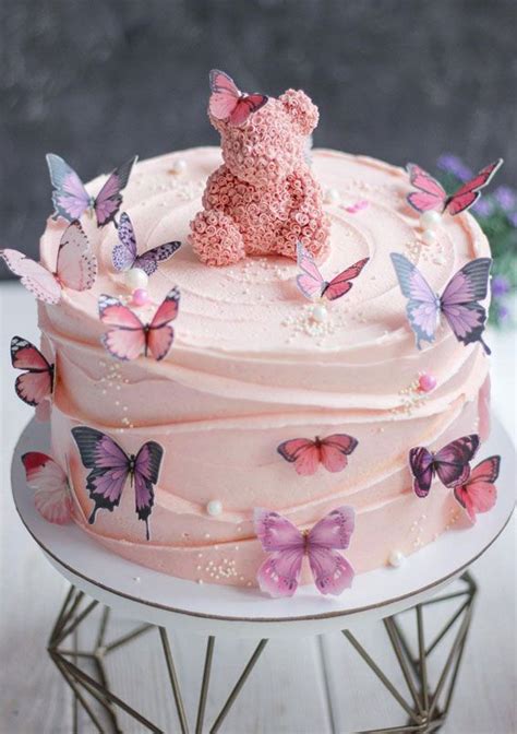 49 cute cake ideas for your next celebration butterflies on pink cake butterfly birthday