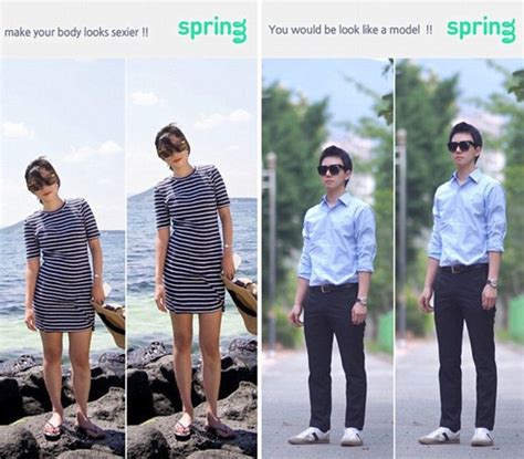 To achieve this, you need to follow some important rules, so, let's review them! Spring app instantly makes you appear taller - and thinner ...