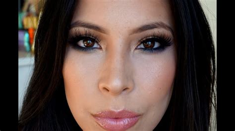 Kim Kardashian Gold Smokey Eye Makeup Tutorial Inspired By