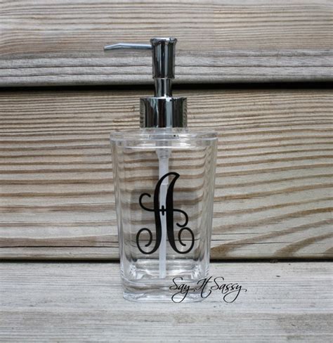 Personalized Soap Dispenser Lotion Dispenser By Sayitsassy On Etsy