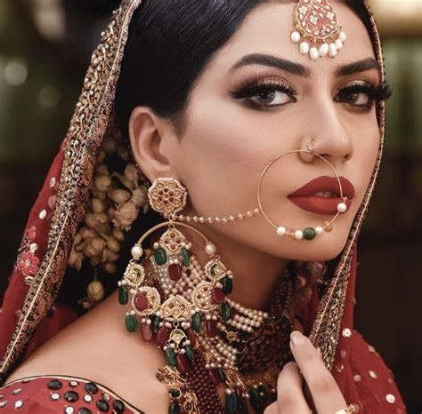 Beautiful Bridal Nose Ring Design For Traditional Wedding Bridal Nose