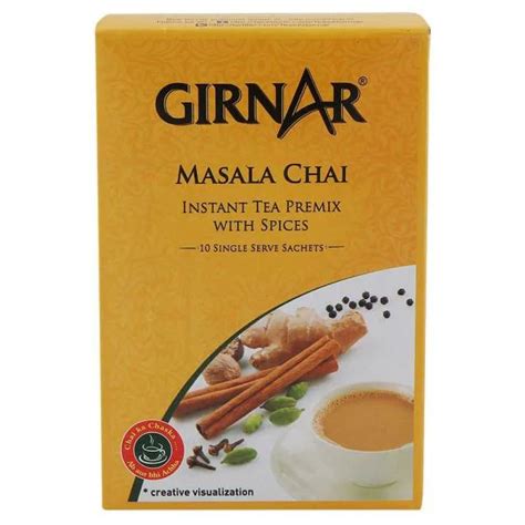 Girnar Masala Chai Instant Tea Premix 14 G 10 Sachets Jiomart