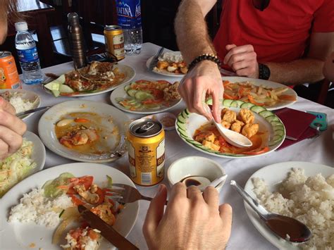 This is a fun game to play while waiting to be seated, waiting to be waited on, and even during dinner. Free Images : table, group, people, restaurant, dish, meal ...