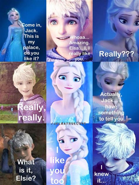 Aww So Cutejelsa Jackelsa Jack Frost And Elsa Jack Frost And Elsa