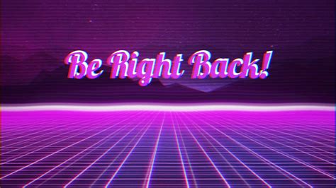We did not find results for: We'll be right back screen for live streams. - YouTube