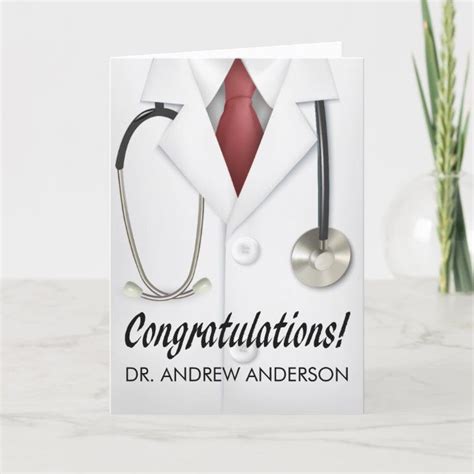 Medical Doctor Congratulation Card Congratulations Card