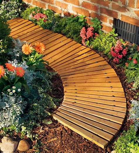 Breathtaking 17 Incredible Wood Garden Pathway For Best Garden