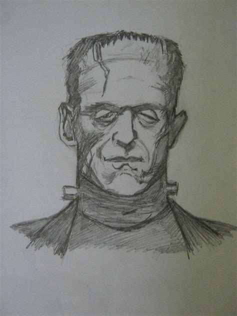 Frankensteins Monster Sketch By Ditch Scrawls On Deviantart