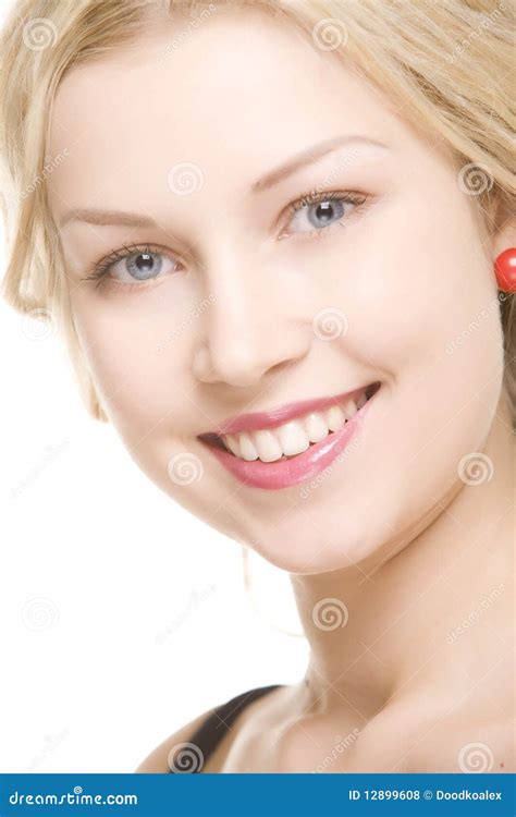 Beautiful Girl With Pretty Smile Stock Photo Image Of Fresh Emotion