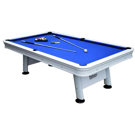 Hathaway Alpine 8 Ft Outdoor Pool Table With Aluminum Frame And