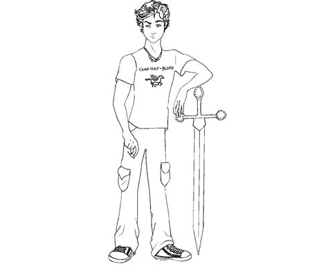 This the lightning thief coloring page is very popular among the hellokids fans. The Lightning Thief Pages Coloring Pages