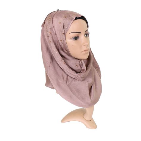 Vs72 Muslim Clothes Monica Fashion Silk Scarfs Hijab Veils For Women