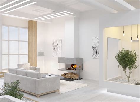 The Element Interior Design Decorative White Space On Behance