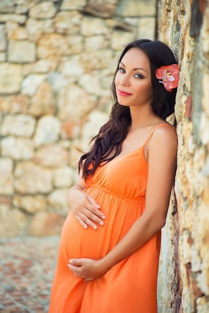 premium photo pregnancy and travel holidays in the dominican republic pregnant girl on