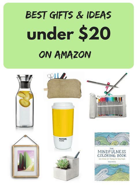 We give you our top 10 best gift ideas under $50.all on amazon! Best Gifts & Ideas On Amazon Under $20