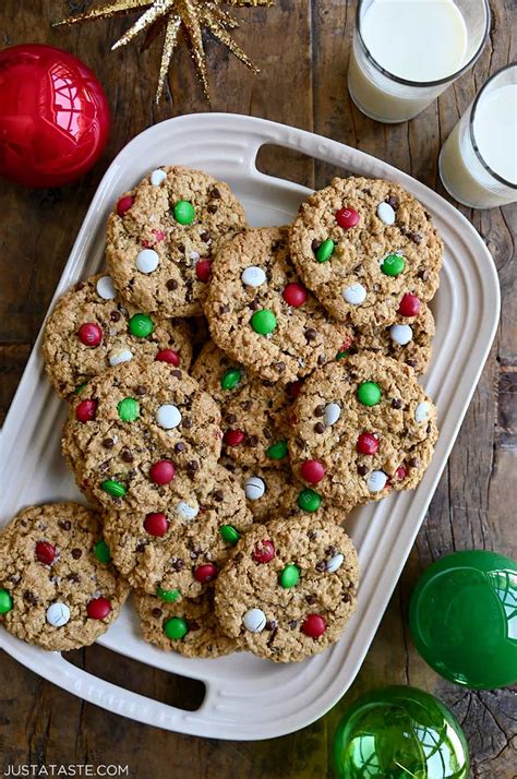 Christmas Monster Cookies Just A Taste