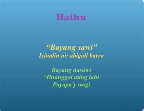 tanaga halimbawa  philippin news collections