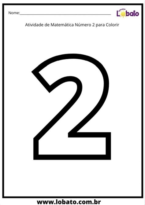 Numeral 2 Para Imprimir