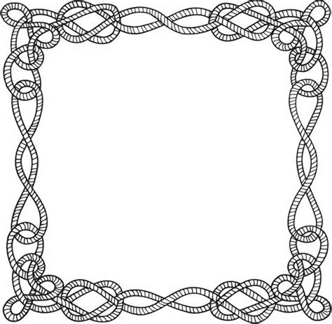 Free Rope Border Clip Art Clipart Best