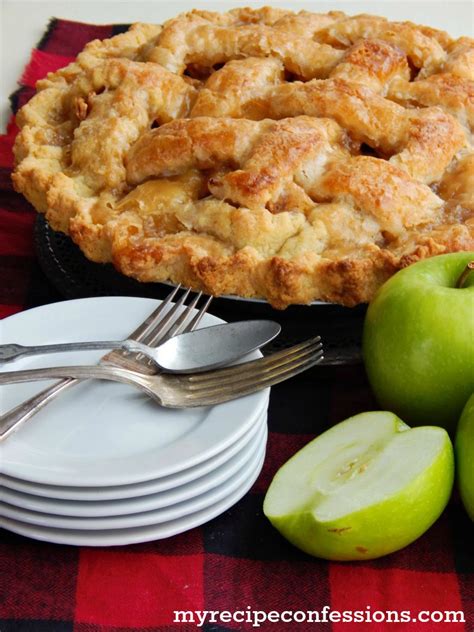 It is so hard to say no to a slice. Homemade Apple Pie - My Recipe Confessions