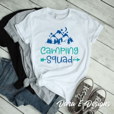 Download Free Camping Squad SVG File - Dara E Designs