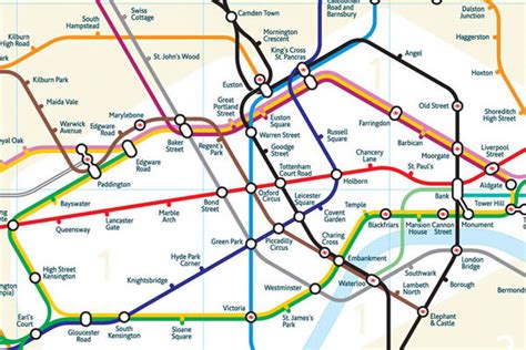 Geographically Accurate Tube Map Boing Boing