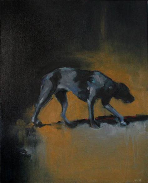 Study Of A Black Dog 1 Painting Painting Black Dog Art