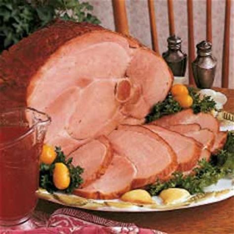 It includes lots of information about different traditions among people. Baked Ham with Cumberland Sauce Recipe | Taste of Home